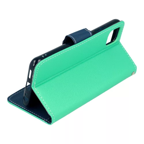 Fancy Case Kinyitható Menta/Sötétkék tok (Samsung A71 4G)