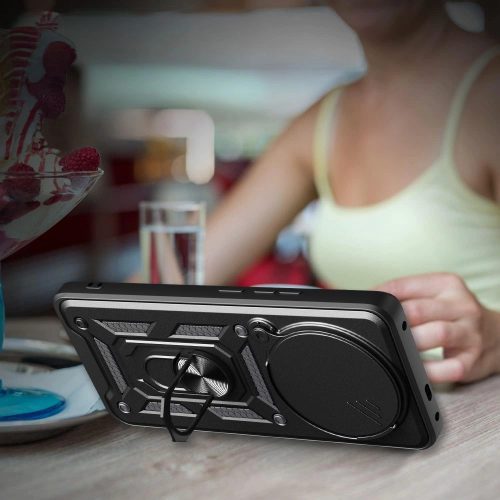 Tech-Protect CamShield Pro tok Xiaomi Redmi Note 14 Pro 5G / Poco X7 5G - Matt fekete