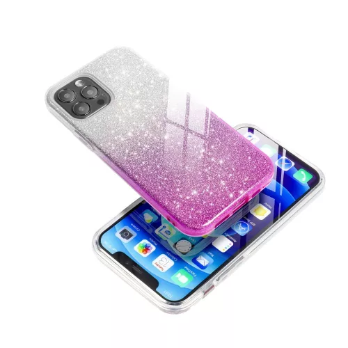 Csillogós átmenetes rózsaszín tok (Xiaomi Note 10 Pro)
