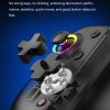Techsuit - Vezeték nélküli kontroller (BSP-D8 Pro) – Telefonokhoz, tabletekhez (Android, iOS, PS4), Bluetooth, RGB világítás, 400mAh - Fekete