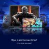 Techsuit - Vezeték nélküli kontroller (BSP-D8 Pro) – Telefonokhoz, tabletekhez (Android, iOS, PS4), Bluetooth, RGB világítás, 400mAh - Fekete