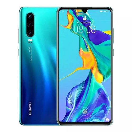 Huawei P30 128GB Blue - Használt, Jó állapotú