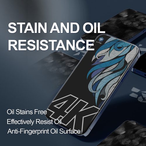 iPhone 17 Air Privacy kijelzővédő fólia - Betekintésgátló, 9H edzett üveg, 3D teljes kijelzős illeszkedés, ujjlenyomat-mentes - Lito D+ Max 4K Privacy