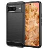 Szilikon karbon mintás Google Pixel 8 tok - Fekete