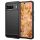 Szilikon karbon mintás Google Pixel 8 tok - Fekete