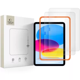   iPad 10.9” 2022 / iPad 11” 2025 , Tech-Protect Easy Set+ 2 db edzett üvegfólia
