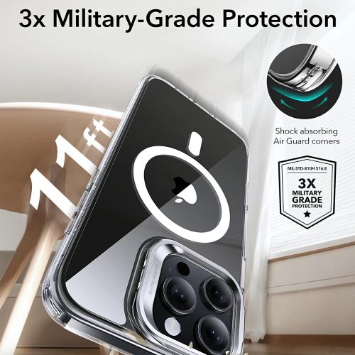 ESR - Classic Hybrid HaloLock Kickstand tok - iPhone 16 - Kék