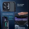 iPhone 17, Ütésállő MagSafe-es tok, Kameravédelemmel, Légpárnás sarkokkal - Matt Fekete - ESR Classic Hybrid HaloLock