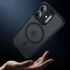 iPhone 17, Ütésállő MagSafe-es tok, Kameravédelemmel, Légpárnás sarkokkal - Matt Fekete - ESR Classic Hybrid HaloLock