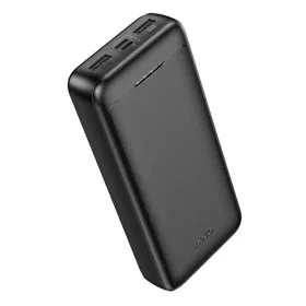   Hoco 20000mAh powerbank/külső akkumulátor (2x USB, Type-C, Micro-USB, LED jelző fény) - Fekete