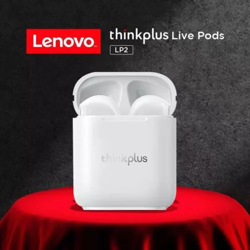 Lenovo ThinkPlus LivePods LP2 Bluetooth 5.1 zajszűrős vezeték nélküli bluetooth fülhallgató - Fehér