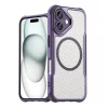 Leading Series MagSafe Szilikon Tok iPhone 16 Plus - Lila