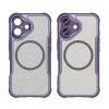 Leading Series MagSafe Szilikon Tok iPhone 16 Plus - Lila