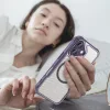 Leading Series MagSafe Szilikon Tok iPhone 16 Plus - Lila