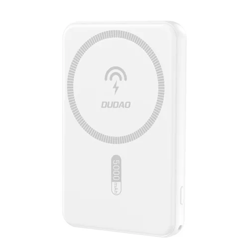 Dudao K14S USB-A / USB-C / MagSafe powerbank 20W 5000mAh - Fehér