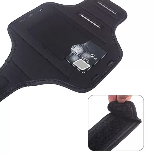 Techsuit - (TH20) Telefontok futáshoz, sport karszalag - tépőzárral, kártyatartóval, max. 6,8" méretig - Rózsaszín