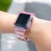 Szilikon Szíj és Tok Apple Watch-hoz - 40 mm - Rózsaszín