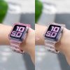 Szilikon Szíj és Tok Apple Watch-hoz - 40 mm - Rózsaszín
