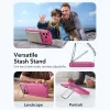 iPhone 17 Pro Max, Ütésálló MagSafe-es tok, kitámasztóval, háromrétegű védelemmel - Rózsaszín - ESR - Cyber Armor Kickstand