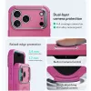 iPhone 17 Pro Max, Ütésálló MagSafe-es tok, kitámasztóval, háromrétegű védelemmel - Rózsaszín - ESR - Cyber Armor Kickstand