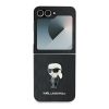 Karl Lagerfeld Saffiano Monogram Tok Samsung Galaxy Z Flip 6 - Fekete