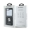 Karl Lagerfeld Saffiano Monogram Tok Samsung Galaxy Z Flip 6 - Fekete