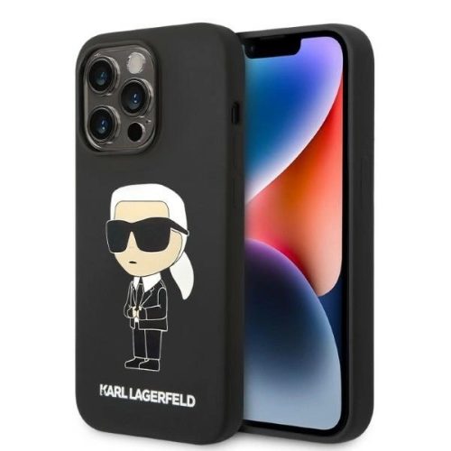 Karl Lagerfeld Szilikon Tok iPhone 7/8/SE - Fekete