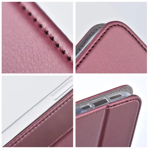 SMART MAGNETO Kinyitható tok iPhone 15 - Rózsaszin