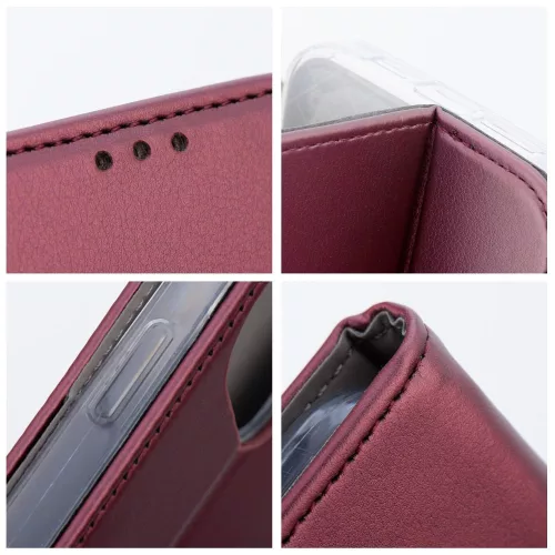 SMART MAGNETO Kinyitható tok iPhone 15 - Rózsaszin