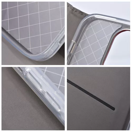 SMART MAGNETO Kinyitható tok iPhone 15 - Rózsaszin