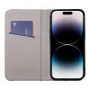 SMART MAGNETO Kinyitható tok iPhone 15 - Rózsaszin