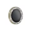 Iphone 17 Air, Csillogós Kameralencse védő edzett üveg, kövekkel - Titanium - HARD DIAMOND