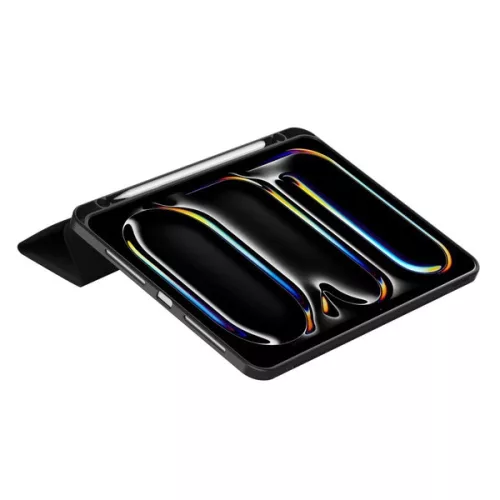 Tech-Protect Pencil tartóval - Fekete - iPad Pro 11" (2024)