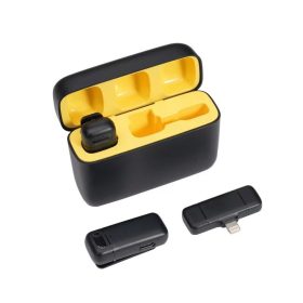   Vezeték nélküli csiptetős mikrofon szett (2 darabos) - Lightning csatlakozóval, zajszűréssel és 6 órás üzemidővel - Techsuit LW3