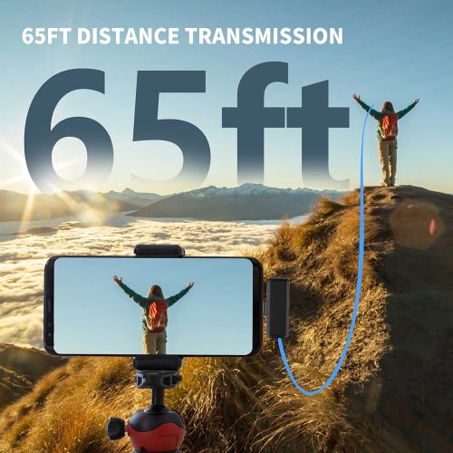 Vezeték nélküli csiptetős mikrofon szett (2 darabos) - Lightning csatlakozóval, zajszűréssel és 6 órás üzemidővel - Techsuit LW3