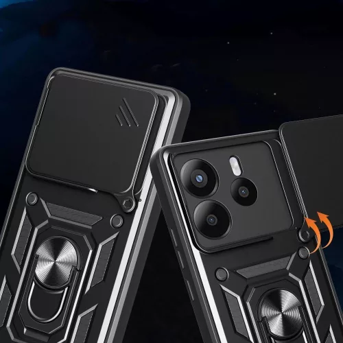 Tech-Protect CamShield Pro tok Xiaomi Redmi Note 14 5G - Matt fekete