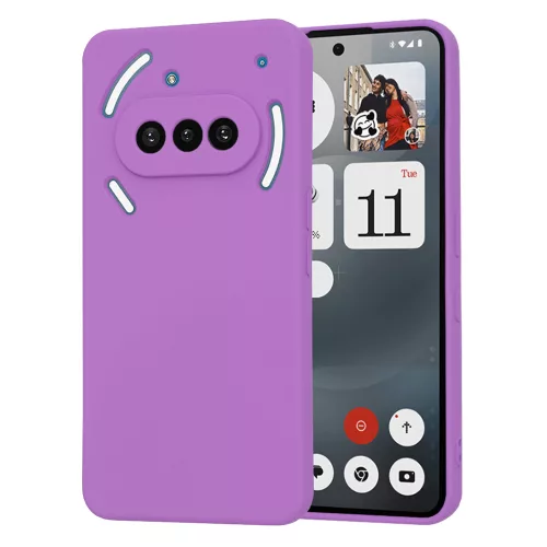 Nothing Phone 3a, Techsuit - SoftFlex MagSafe Samsung Galaxy - Lila