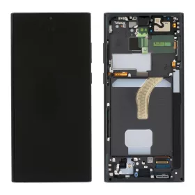   Gyári OEM LCD kijelző - Zöld - Samsung Galaxy S22 Ultra 5G 2022 - SM-S908