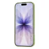 iPhone 17, Puha tapintású MagSafe szilikon tok, mikroszálas béléssel, Techsuit - SoftFlex - Zöld