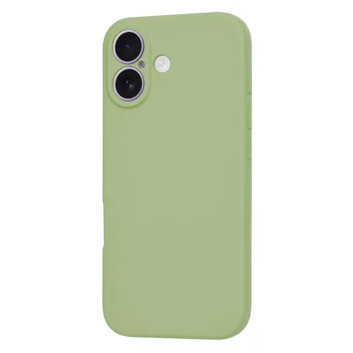 iPhone 17, Puha tapintású MagSafe szilikon tok, mikroszálas béléssel, Techsuit - SoftFlex - Zöld