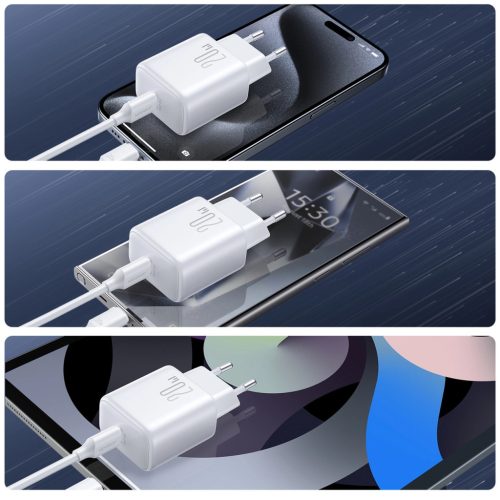 Joyroom JR-TCF20 USB-C PD 20W network charger - fehér