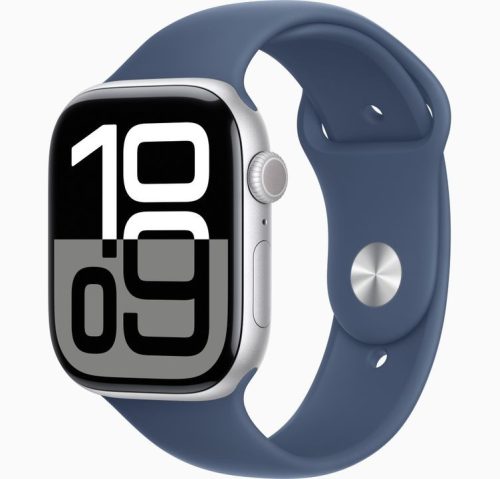 Apple Watch 10 LTE, 46mm, Silver alumíniumtok - Használt, Újszerű