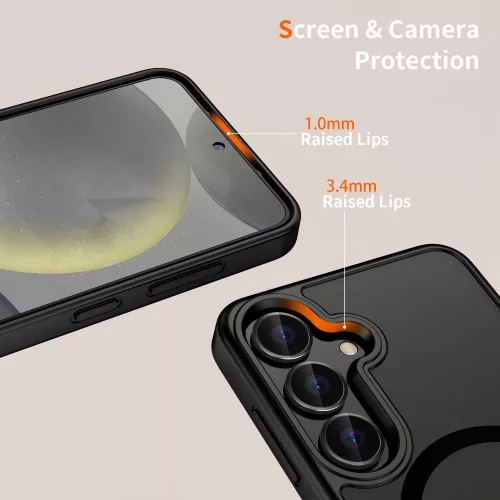 Tech-Protect MagMat MagSafe tok Samsung Galaxy A36 / A56 5G - Matt Fekete