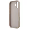 iPhone 17 Pro Max, Guess Hardcase 4G Printed Stripes MagSafe tok - Bézs/rózsaszín