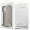 iPhone 17 Pro Max, Guess Hardcase 4G Printed Stripes MagSafe tok - Bézs/rózsaszín