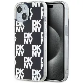 DKNY IML fekete kockás mintás tok (iPhone 15)