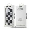 DKNY IML fekete kockás mintás tok (iPhone 13/14/15)