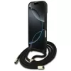 iPhone 17, Guess - Hardcase 4G CBDY Big Logo tok, pánttal - Fekete
