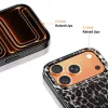 Tech-Protect Lamano Mintás MagSafe tok iPhone 17 Pro Max - Fekete és Barna