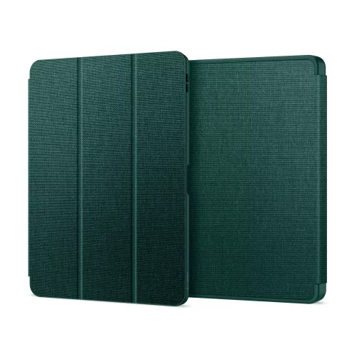 iPad 10.9" (2022 / 10. gen.) / iPad 11" (2025 / 11. gen.) Elegáns szövetborításos tok - Zöld - Tech-Protect SC Pen Canvas